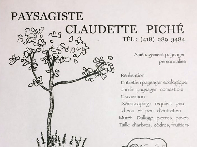 Paysagiste Claudette Piché